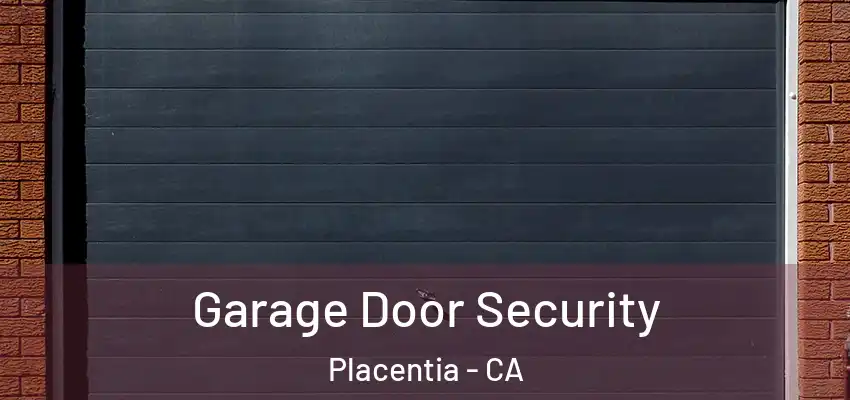  Garage Door Security Placentia - CA