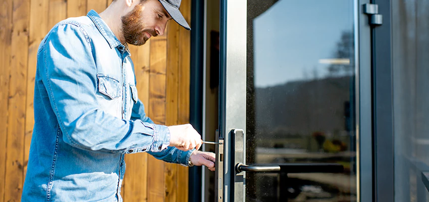 Frameless Glass Storefront Door Locks Replacement in Placentia, CA